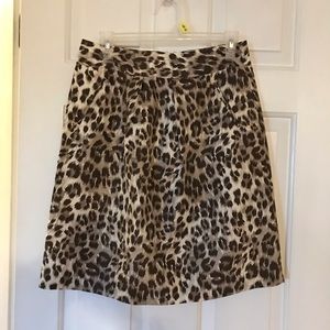 Women’s Banana Republic Leopard Skirt